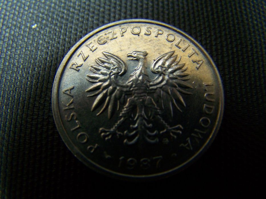 moneta monety 50 gr PRL rok 1987 aluminium numizmaty
