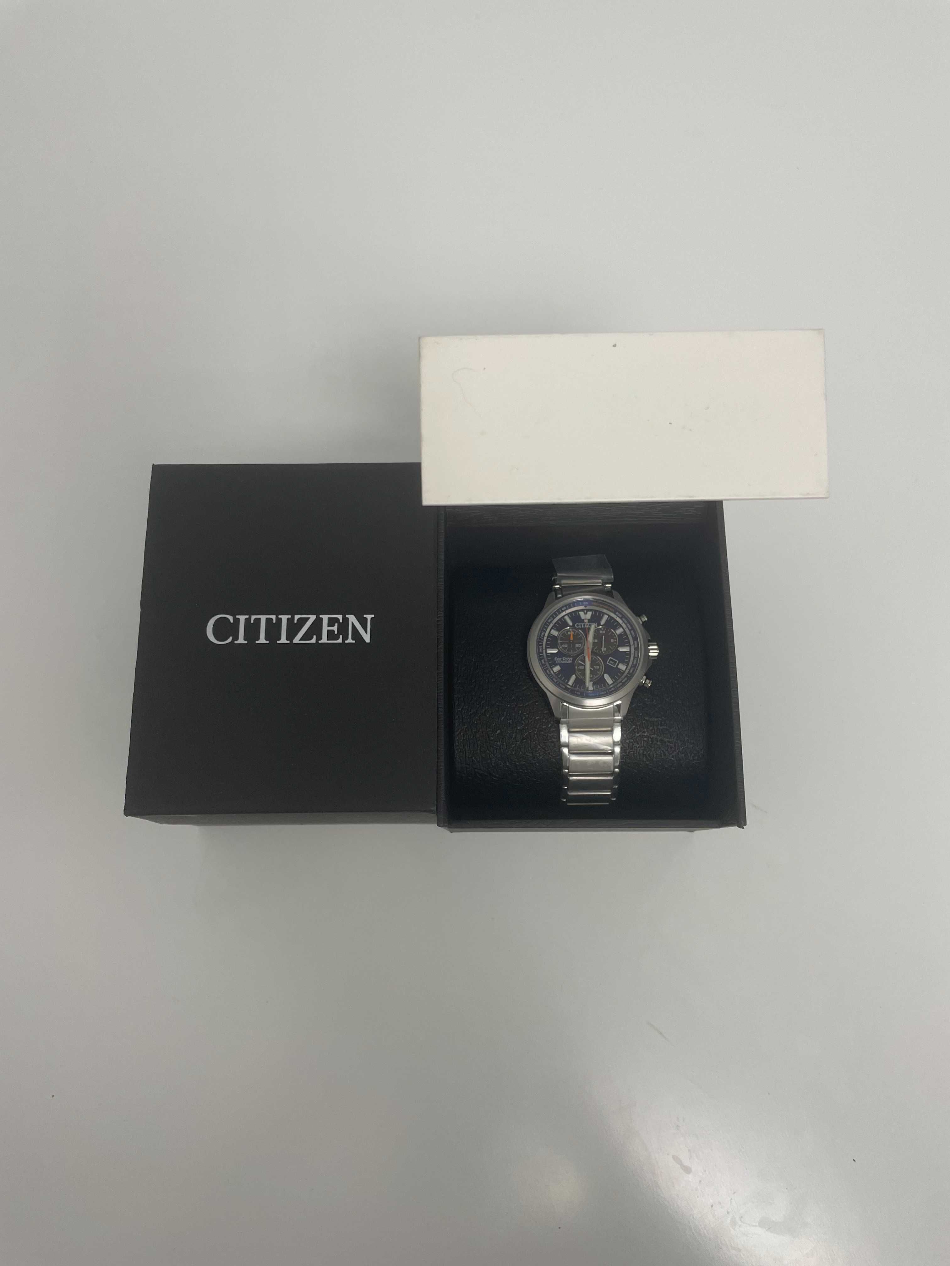 Титановий чоловічий годинник Citizen Eco-Drive AT2471-58L НОВИЙ
