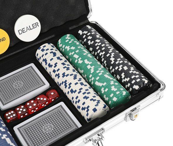 Poker - zestaw 300 żetonów w walizce HQ TEXAS HOLDEM Pokera