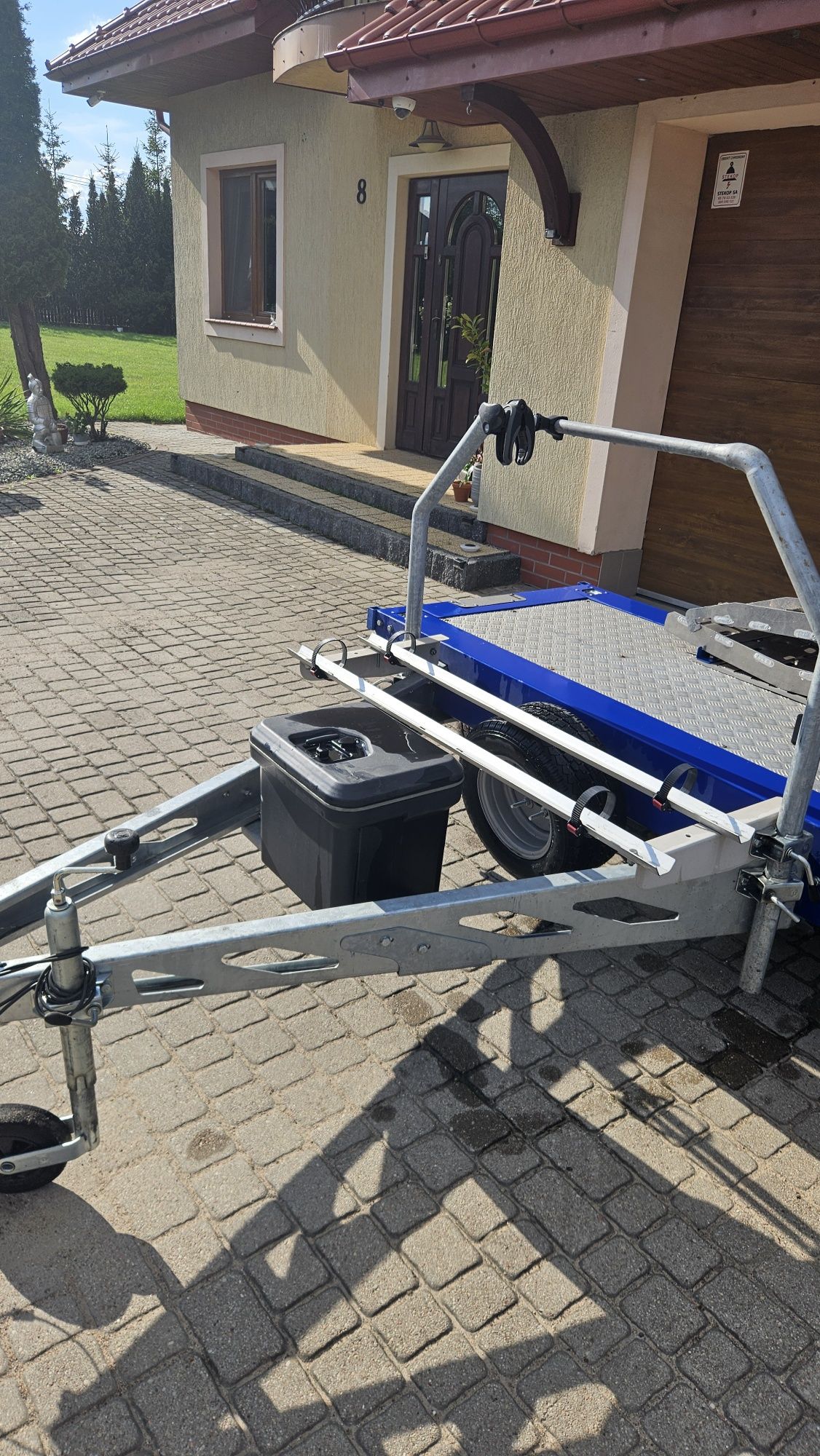 Przyczepa Motocamp na motocykl do kampera