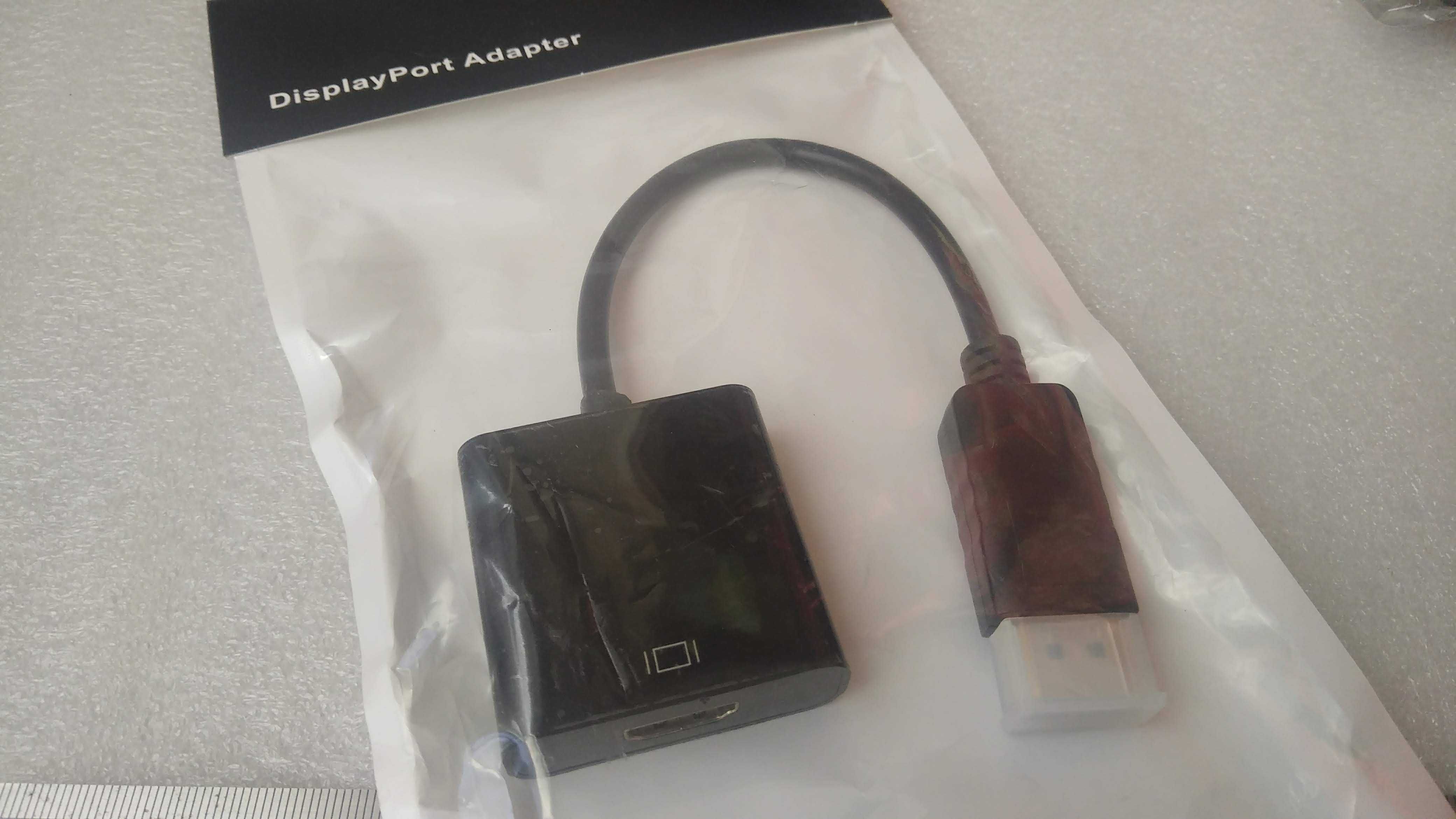 Активный адаптер конвертер DP/HDMI/DVI-D -VGA переходник для видеокарт