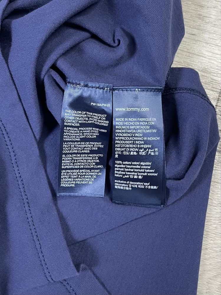 Tommy Hilfiger Jeans футболка M размер женская синяя сизая
