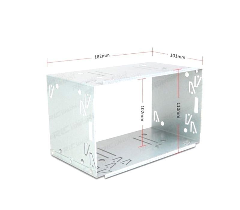 ADAPTADOR AUTO RADIO 2DIN UNIVERSAL METALICA