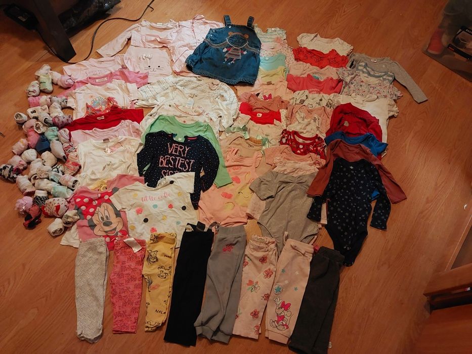 Mega duży zestaw ubranek dla dziewczynki