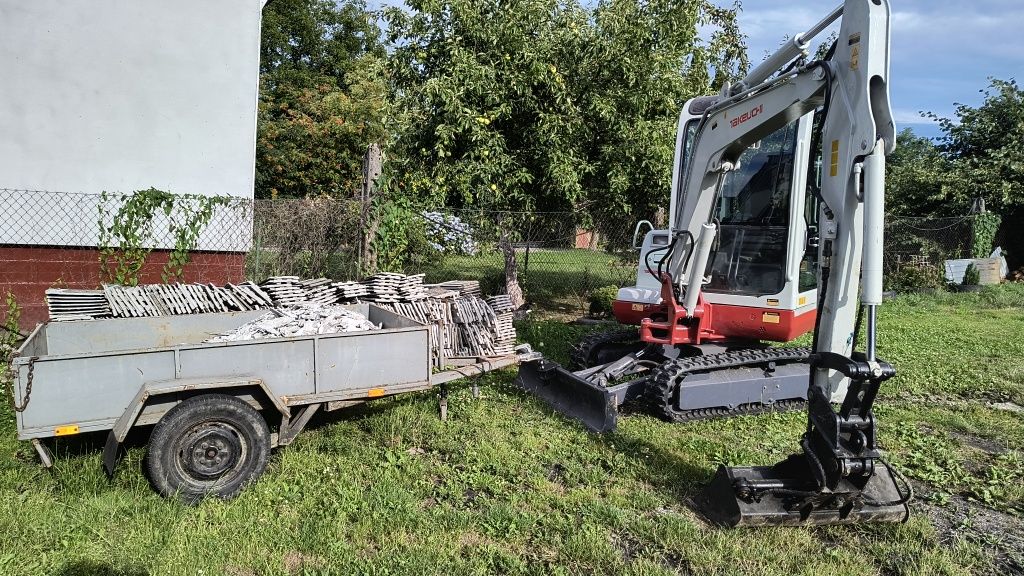 Minikoparka koparka Takeuchi TB125