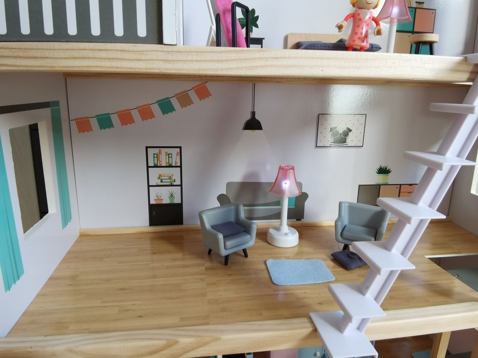 Casinhas de bonecas madeira