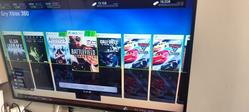 Xbox 360 slim e 320gb pady Kinect po spa