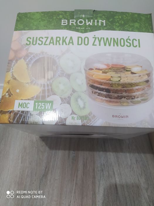 Suszarka do grzybów ziół owoców warzyw Browin 125W