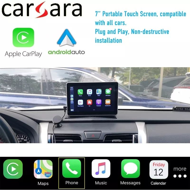 Ecrã 7" wifi Android Auto e Carplay