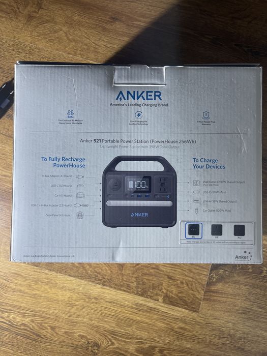 НАЙНИЖЧА ЦІНА ! ОРИГІНАЛ ! Зарядна станція Anker 521 PowerHouse 256Wh