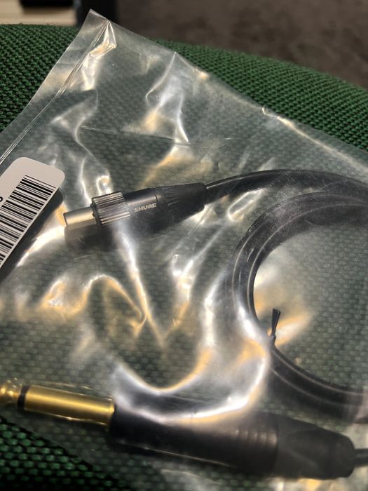 Shure WA305  інструментальний кабель ОРИГІНАЛ, радіосистема, Bodypack