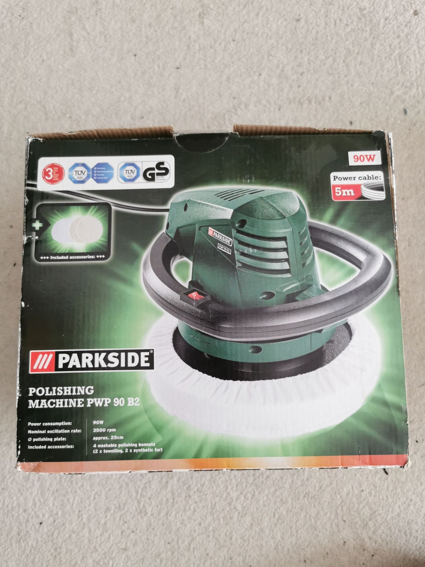 Elektryczna polerka Parkside