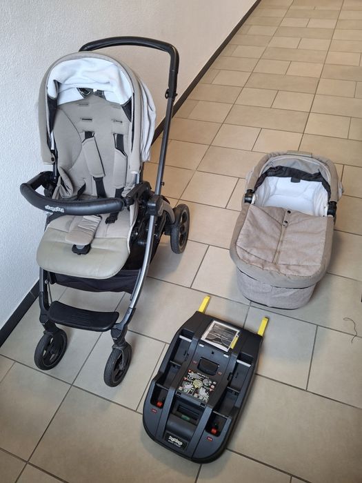 3w1 Peg Perego Book51S: gondola,  spacerówka,  fotelik samochodowy