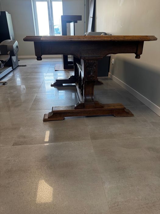 Stół dębowy, meble gdańskie