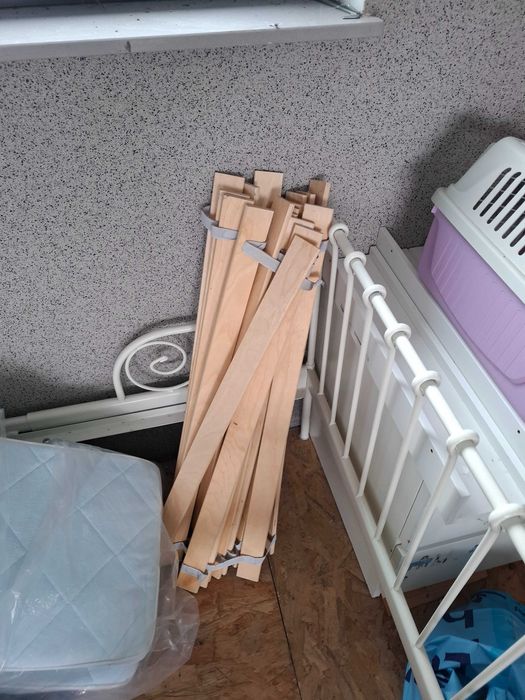 Łózko ikea Minnen z materacem  rosnace z dzieckiem