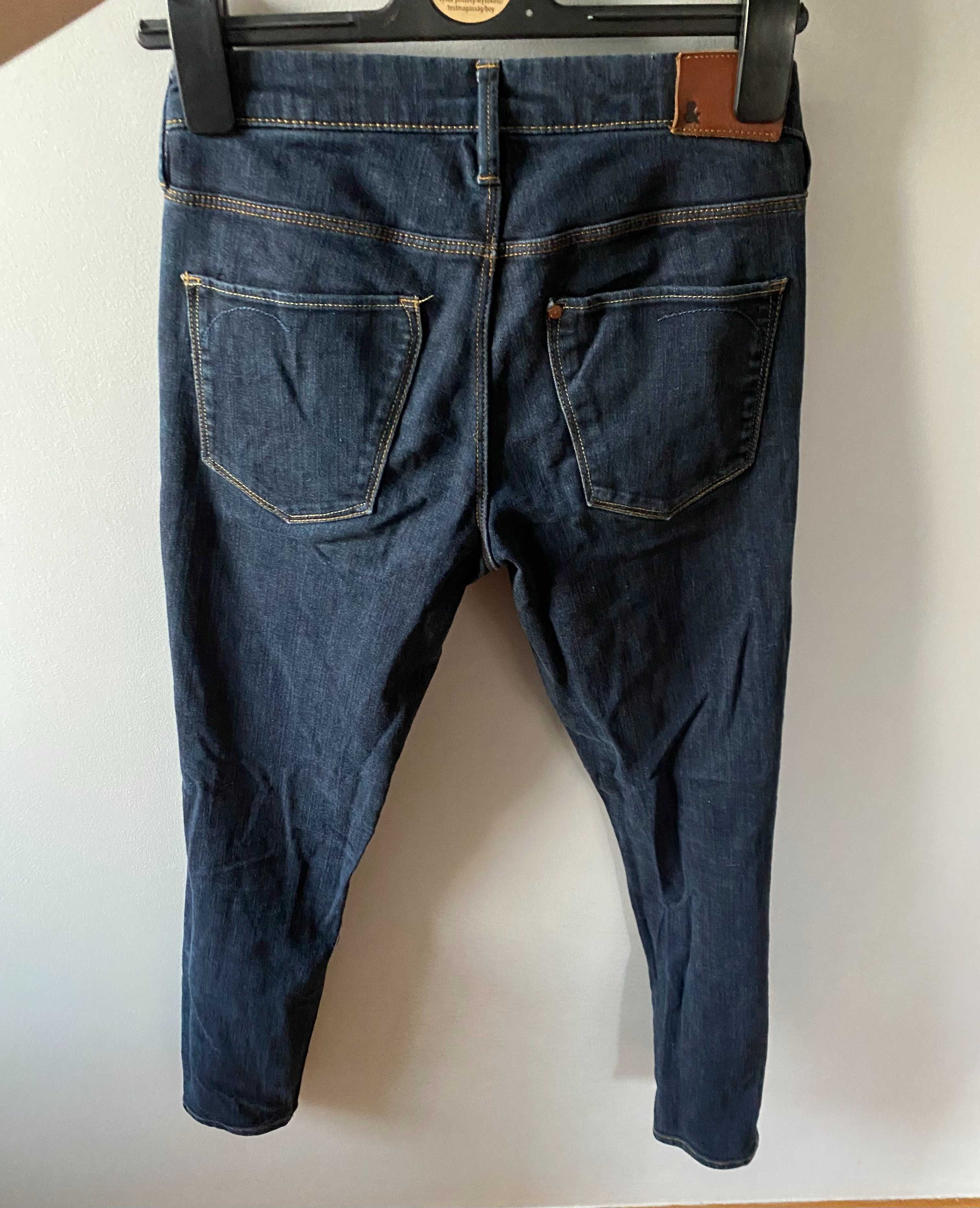 Spodnie jeansy dziewczęce H&M 13-14 lat stan BARDZO DOBRY