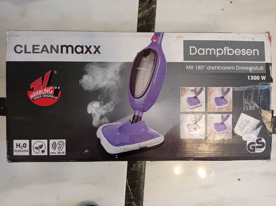 Парова швабра пароочисник cleanmaxx dampfbesen