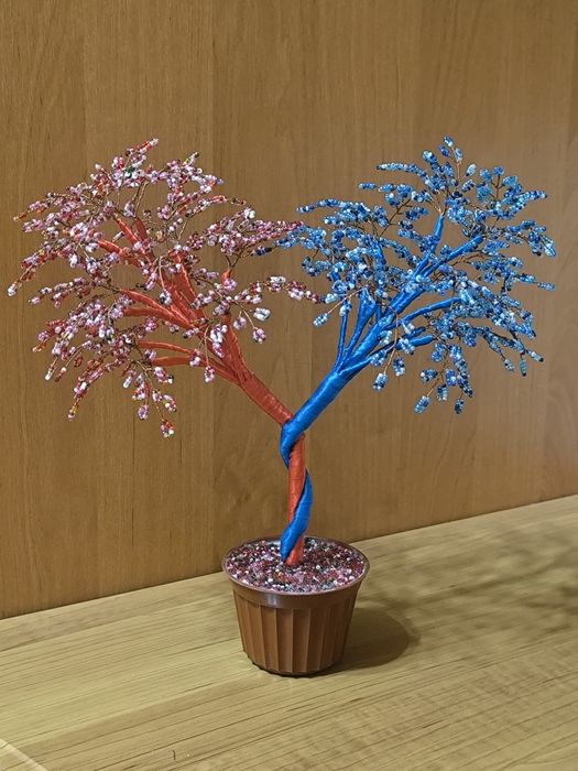 Дерева із бісера