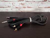 Nowy kabel 2x RCA - 2x Jack 6,3mm RED'S Music 2m