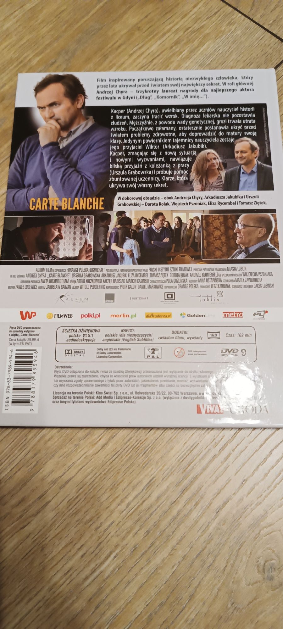 Film dvd Carte Blanche