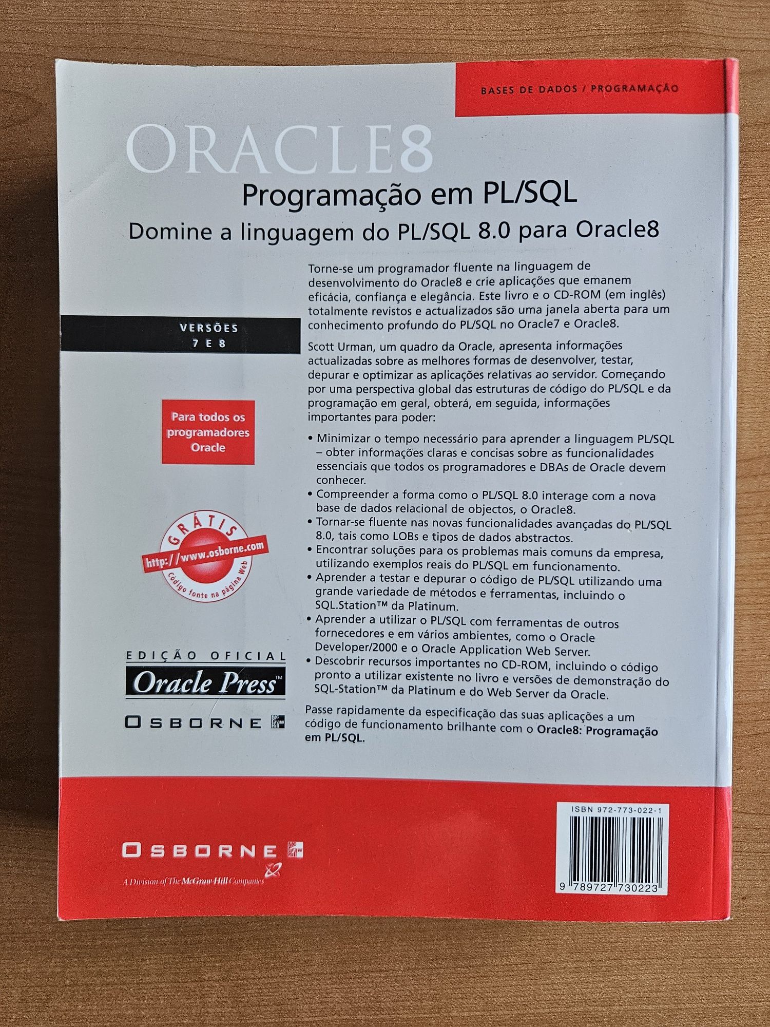 Oracle 8 Programação em PL/SQL