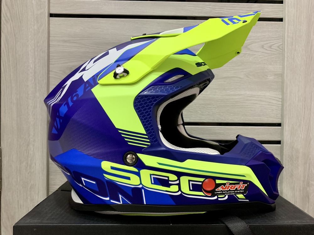 Кроссовий мотошлем Scorpion VX16 Airoh Fox AGV LS2 Shark Aplinestars