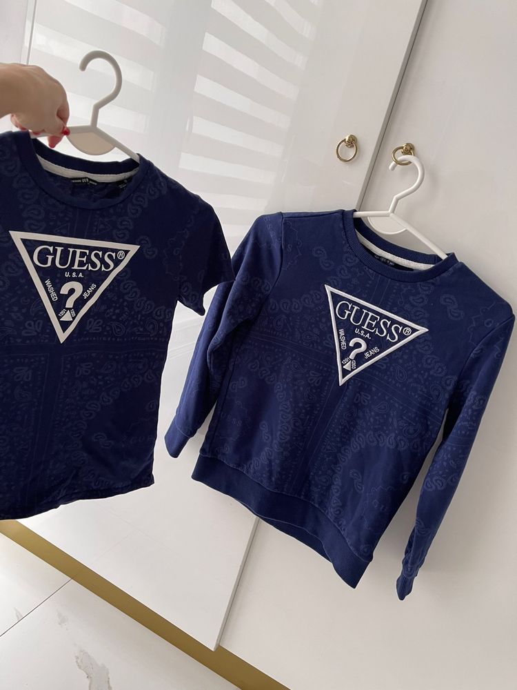 Komplet bluza i t-shirt rozmiar 128 cm guess oryginalne