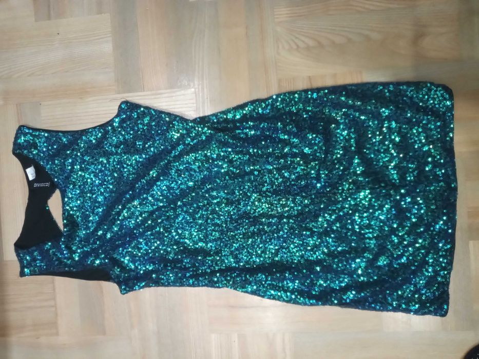 Sukienka cekiny H&M rozmiar 38