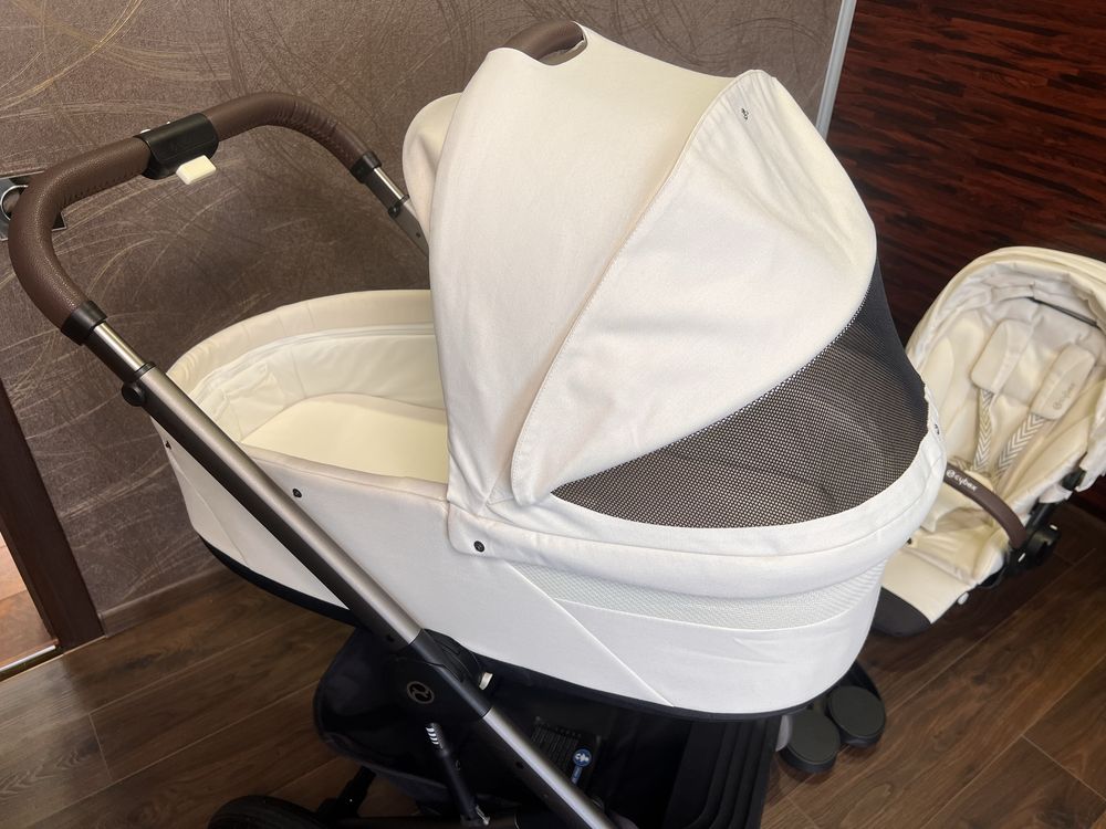 коляска 2 в 1 Сybex Balios S Lux Seashell Beige 2024
