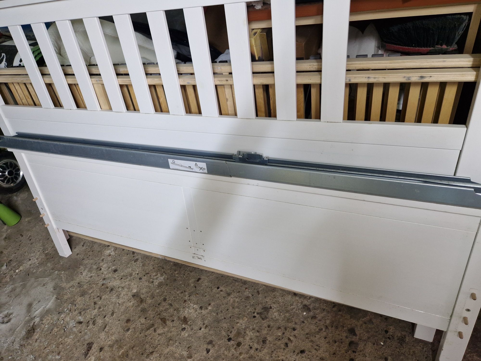 Łóżko Ikea  180 cm  białe