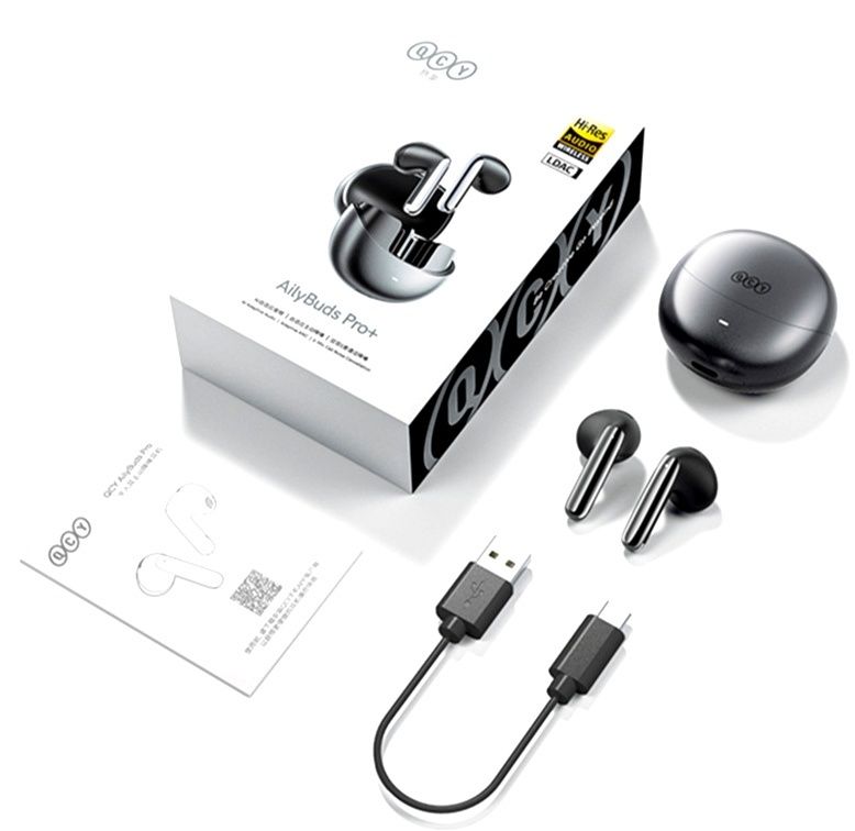 Оригінальні бездротові TWS навушники QCY AilyBuds Pro+ HT10