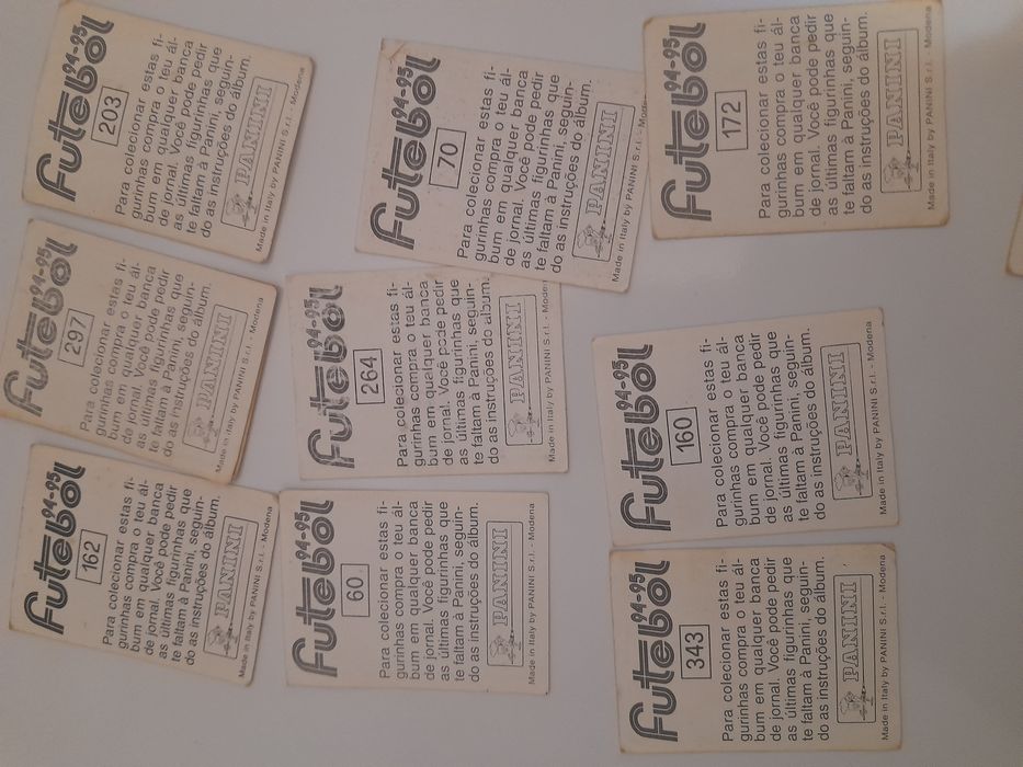 Cromos futebol 94-95