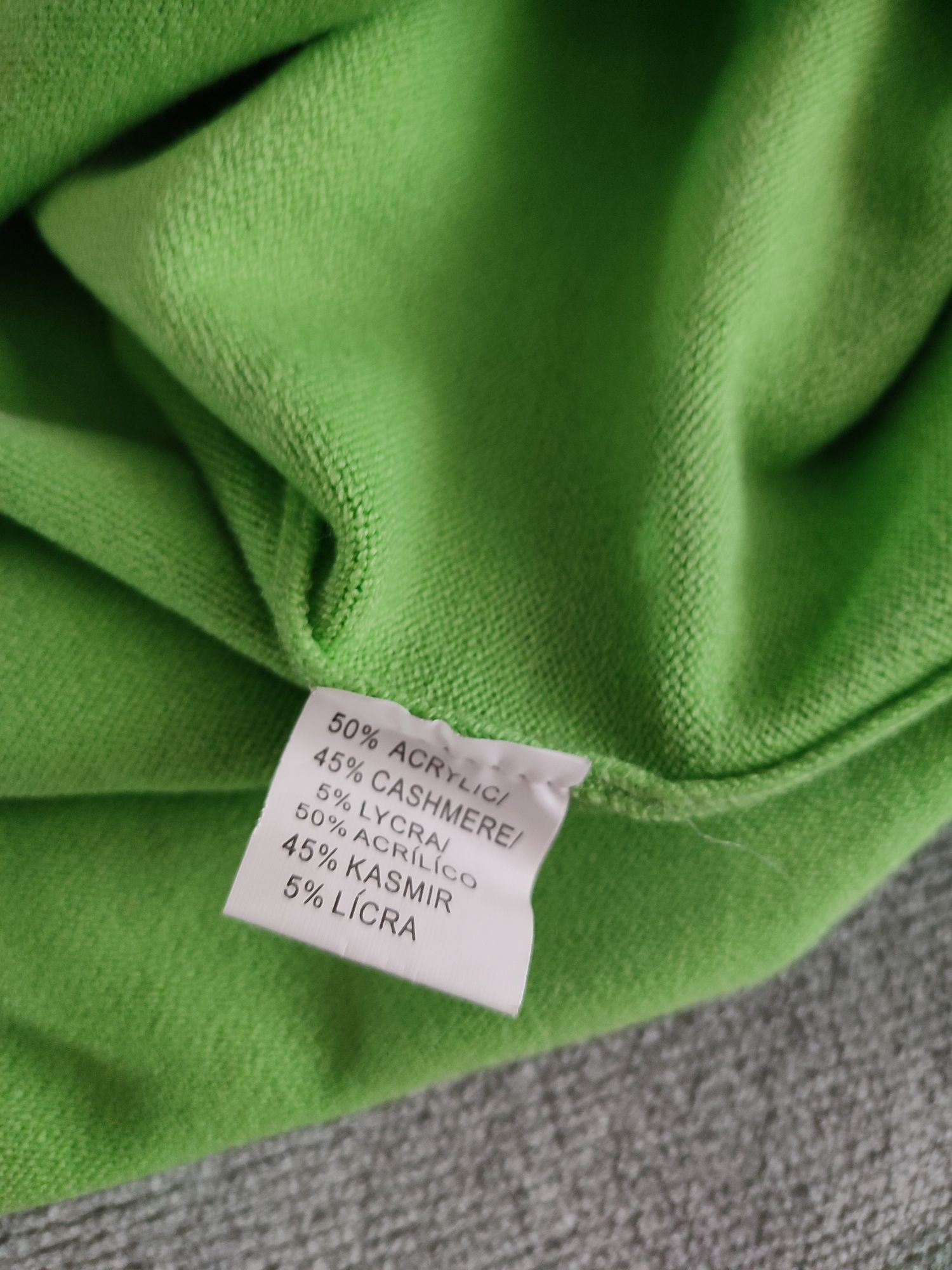 L/XL bluzka zielona damska