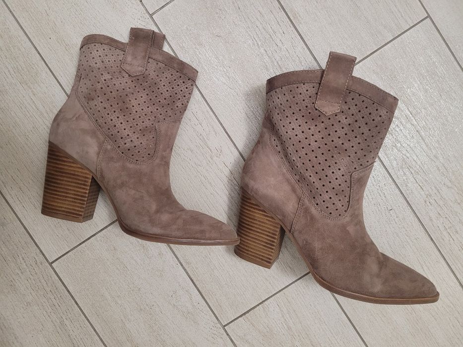 Чоботи казаки, замша