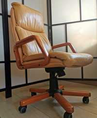 Fotel biurowy krzesło wygodne obrotowe gabinetu