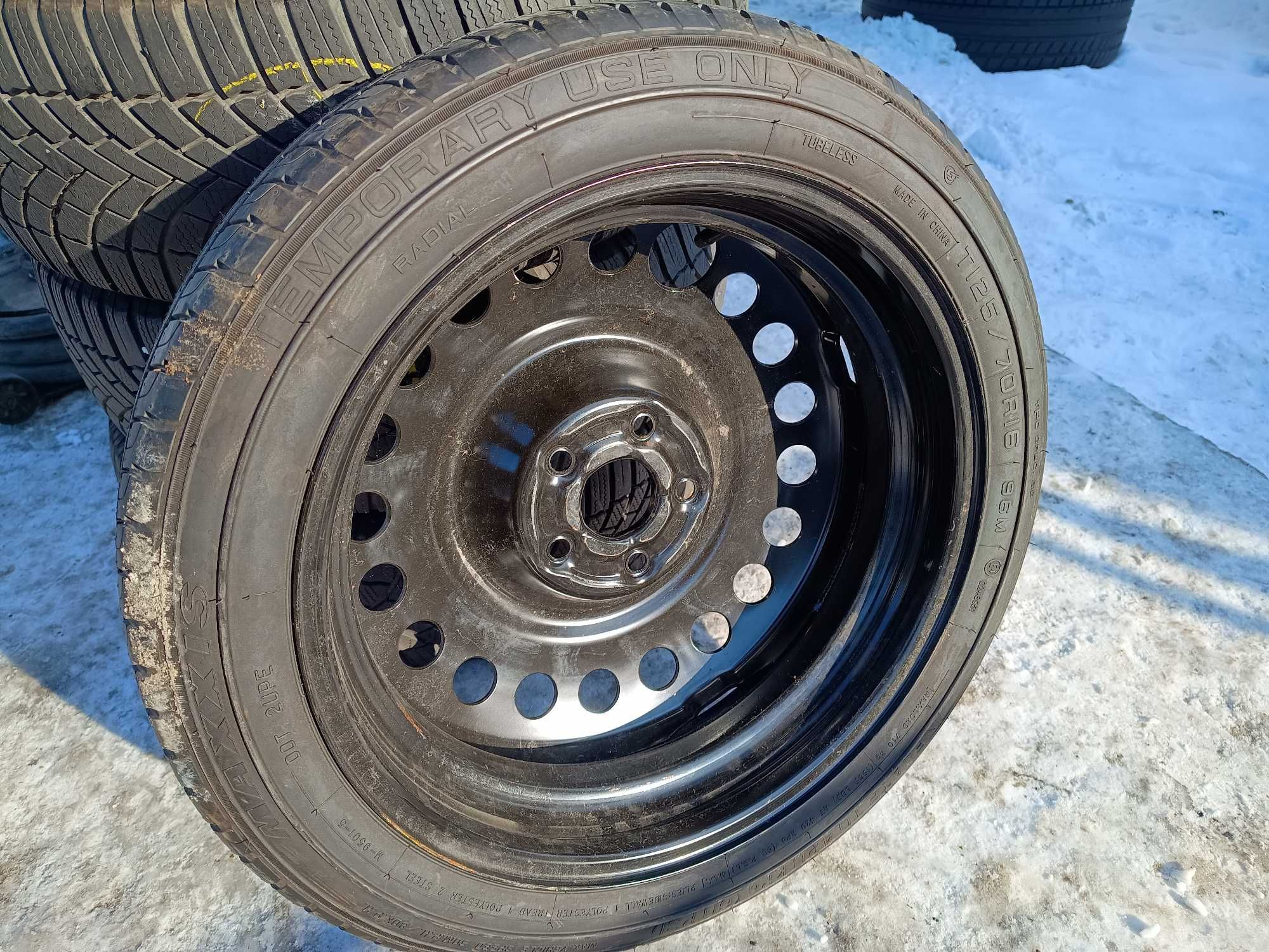 Koło dojazdowe zapasowe 16'' 5x105 Opel, Chevrolet