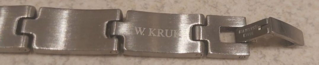 W.KRUK bransoletka ze stali nierdzewnej super