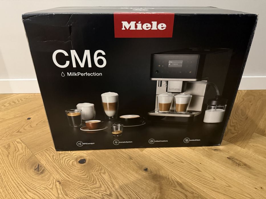 Ekspres do kawy Miele CM6160 bialy lotos NOWY nie Jura