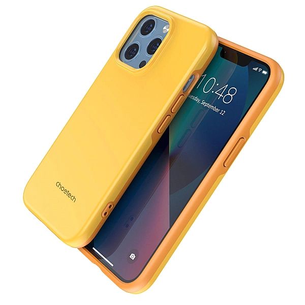 Choetech MFM Anti-drop etui pokrowiec iPhone 13 Pro Max pomarańczowy (