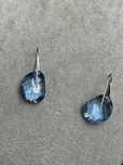 Сережки Swarovski колір cердце океану