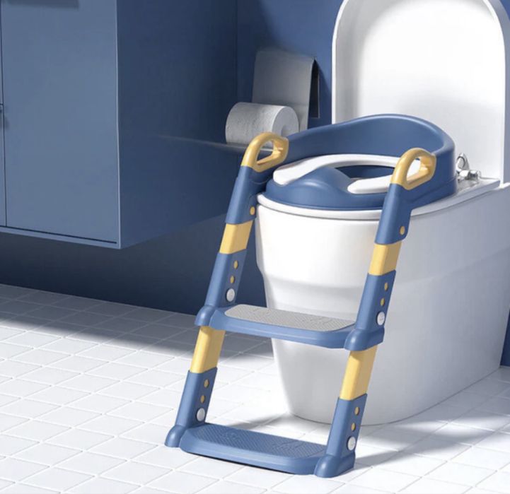 Treinador de penico com degrau para sanita