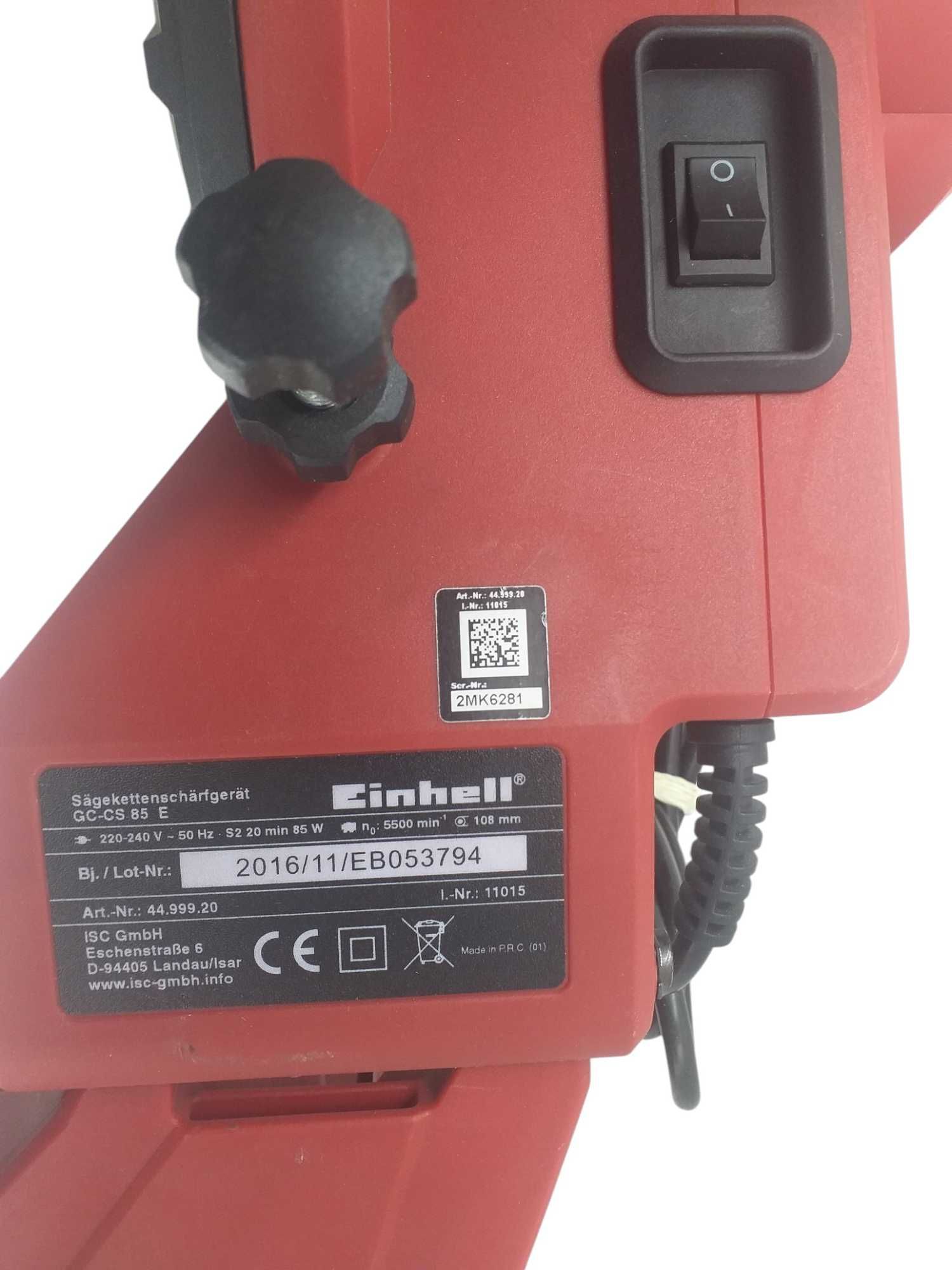 Ostrzałka do łańcuchów Einhell GC-CS 85 E