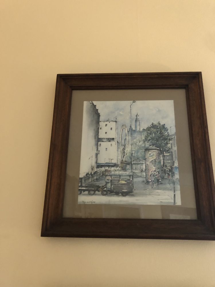 Quadros em aguarela