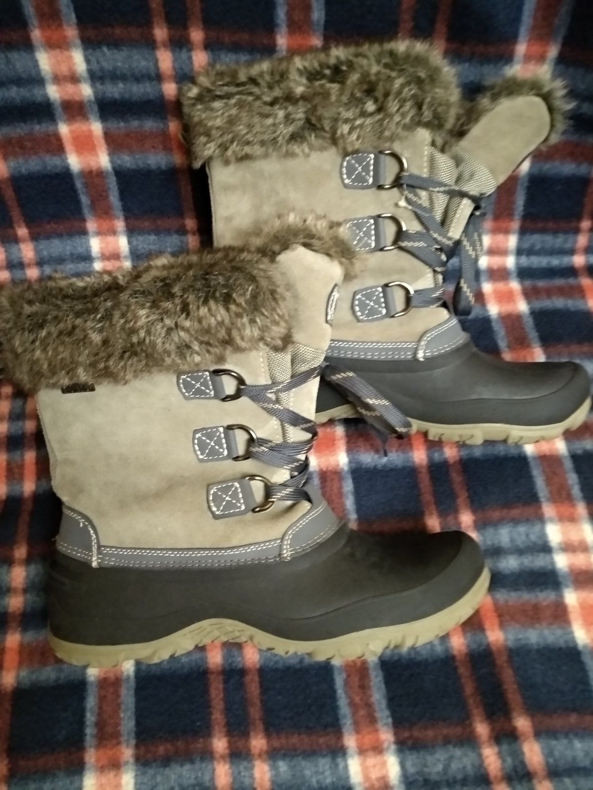 Черевики чоботи зимові снігоходи прорезинені Khombu
