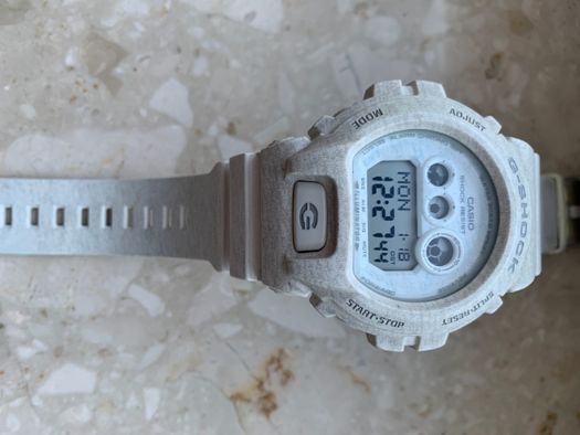 Casio G-SHOCK Digital Watch GD-X6900HT-7 - White zegarek męski