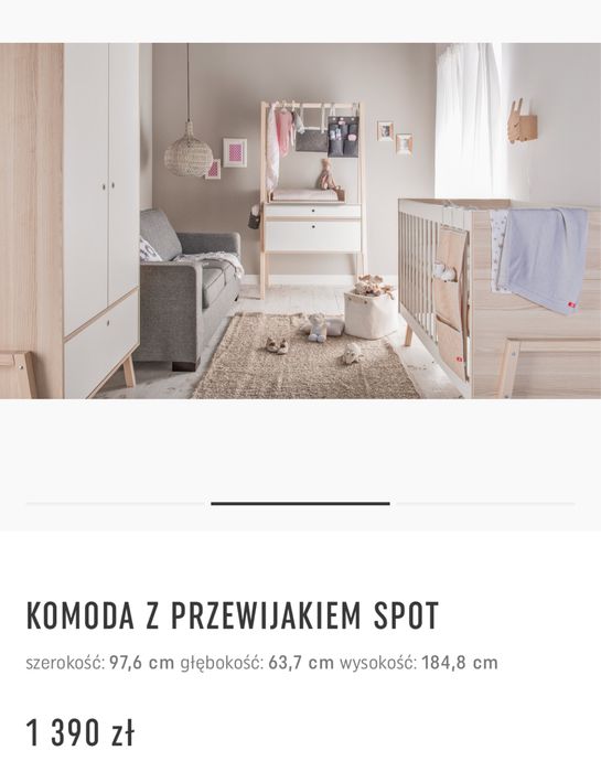Komoda z przewijakiem SPOT Meble VOX