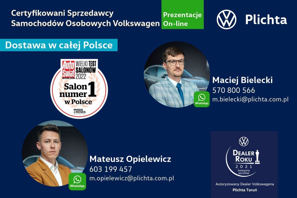 Volkswagen T-Roc 4x4 od ręki !!! R-LinePlus Matrix Plichta Toruń