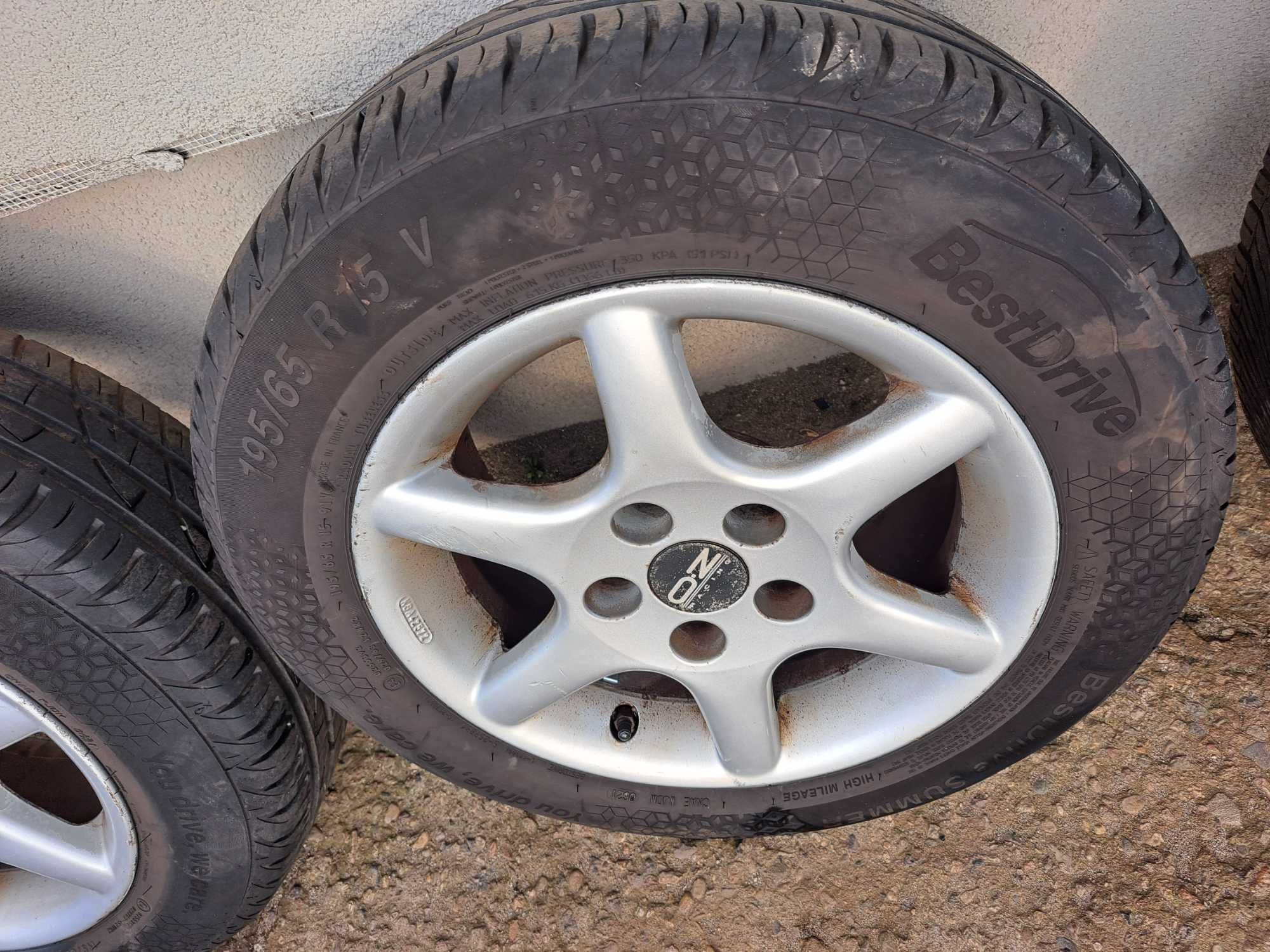 Felgi aluminiowe OZ koła opony lato Audi A4 B5 A6 VW 5X112 15"