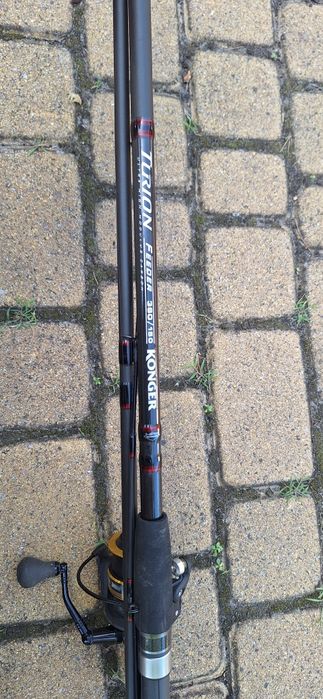 Wędka Konger TURION FEEDER 360/150, kołowrotek CT Carp&Feeder 940 FD/F