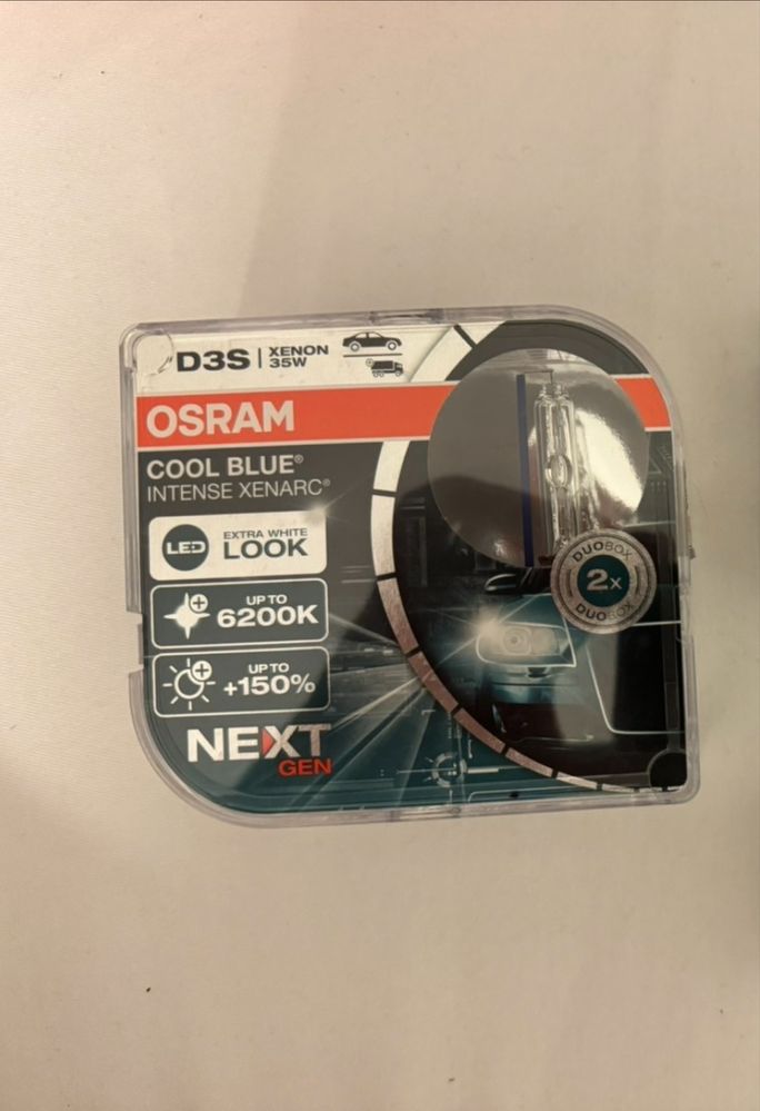 Ксеноновые лампы Osram D1S, D2S, D3S Xenarc Cool Blue Intense Next Gen